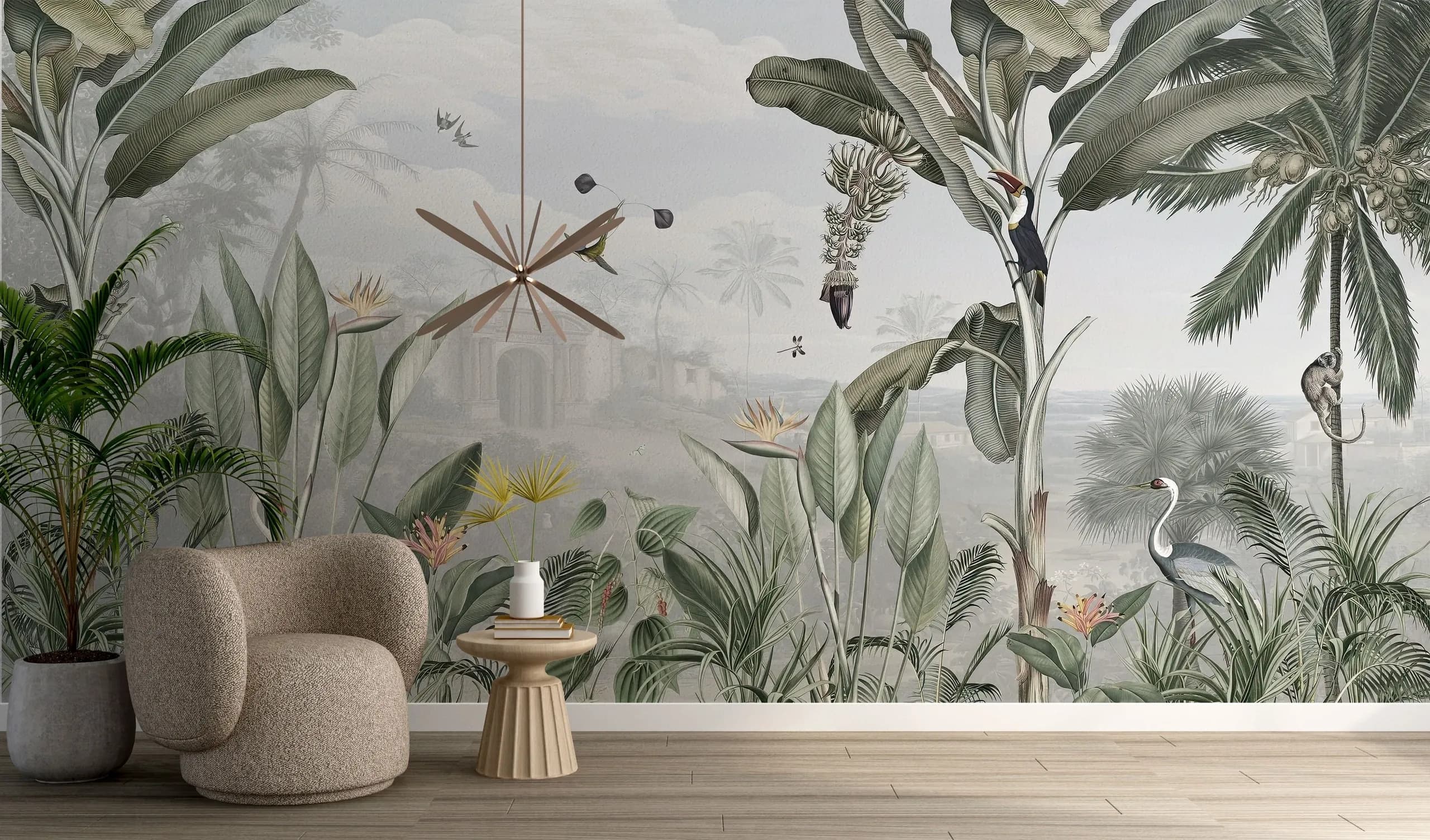 Tropical wallpaper background